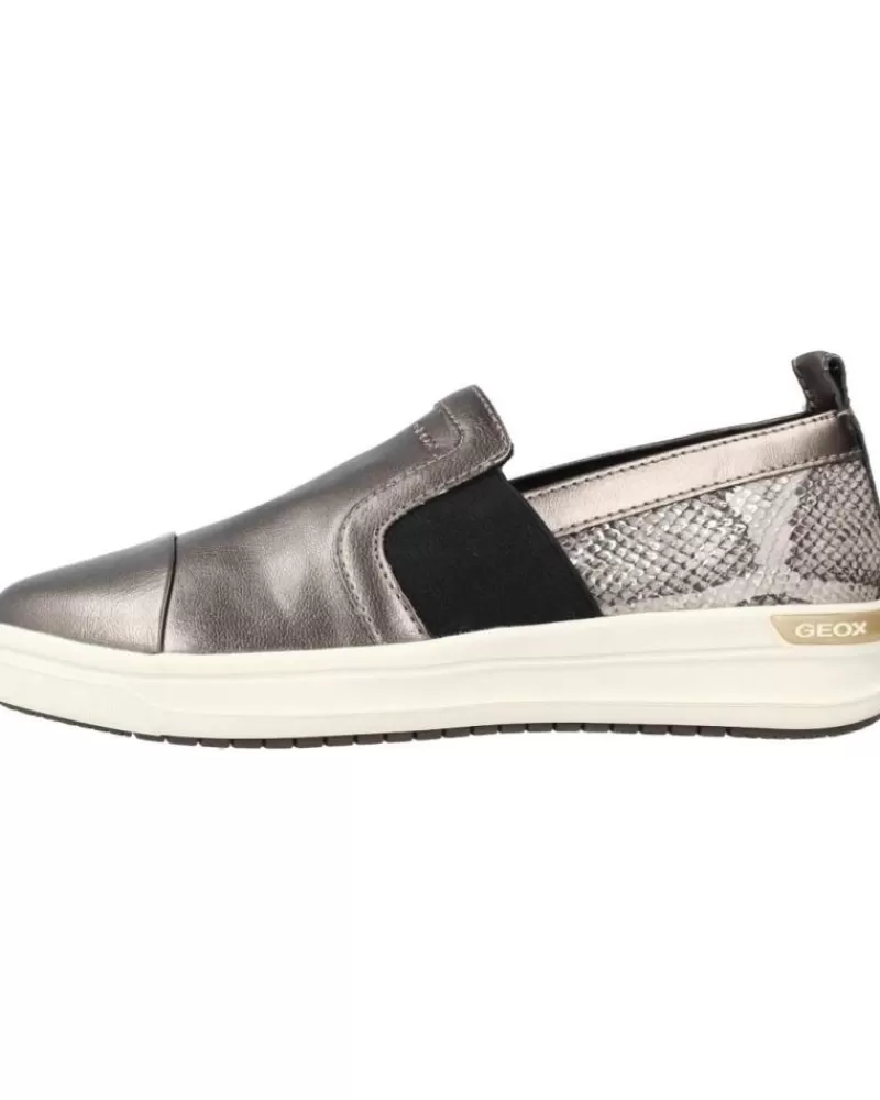 Girl GEOX Moccasins-Girl Shoes J Aveup Girl Bronce