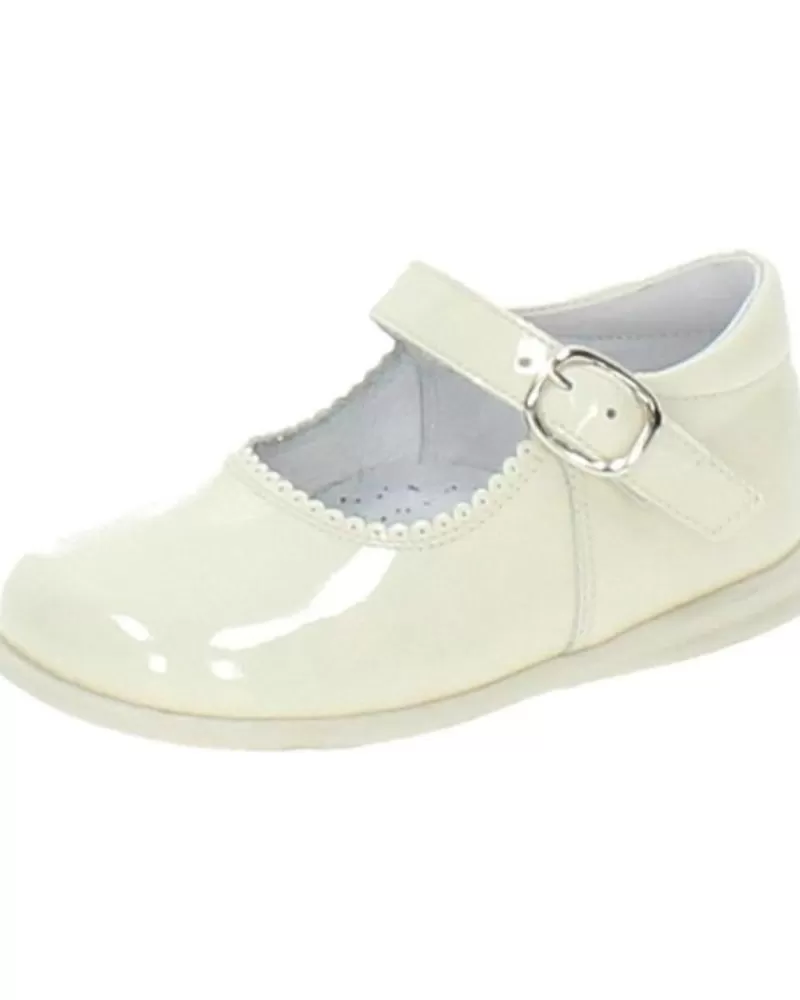 Girl OTRAS MARCAS Shoes-Girl Shoes Bambinelli 457 Merceditas Charol Con Hebilla Beige