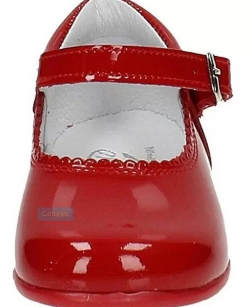Girl OTRAS MARCAS Shoes-Girl Shoes Bambinelli 457 Merceditas Charol Con Hebilla Rojo