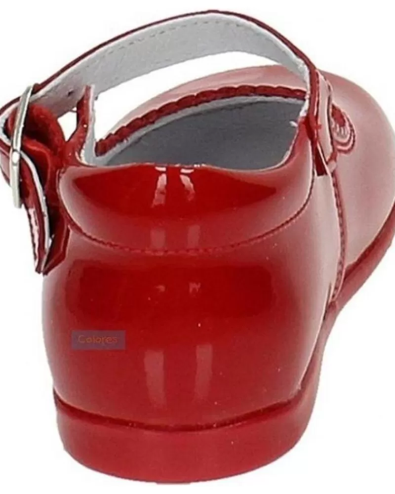 Girl OTRAS MARCAS Shoes-Girl Shoes Bambinelli 457 Merceditas Charol Con Hebilla Rojo