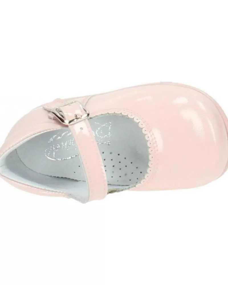 Girl OTRAS MARCAS Shoes-Girl Shoes Bambinelli 457 Merceditas Charol Con Hebilla Rosa