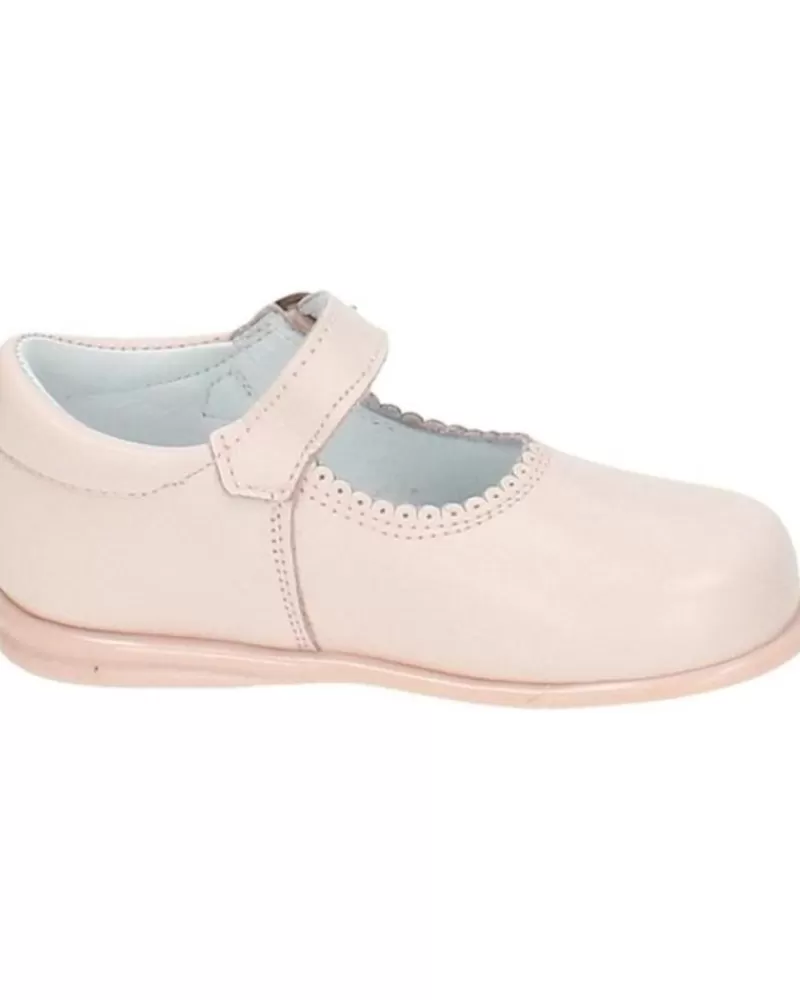 Girl OTRAS MARCAS Shoes-Girl Shoes Bambinelli 457 Merceditas Piel Con Hebilla Rosa