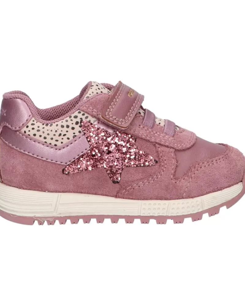 Girl GEOX Sports Shoes-Girl Trainers B153Za 022Bc B Alben Girl C8025 Rose Smoke