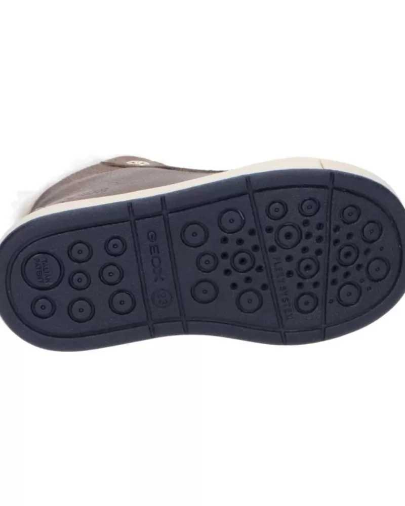 Girl GEOX Trainers-Girl Trainers B264Ab 04422 B Trottola C1X1Q Smoke Grey