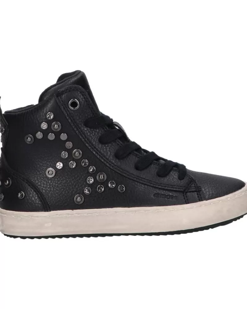 Girl GEOX Trainers-Girl Trainers J164Ga 000Bu J Kalispera Girl C9999 Black