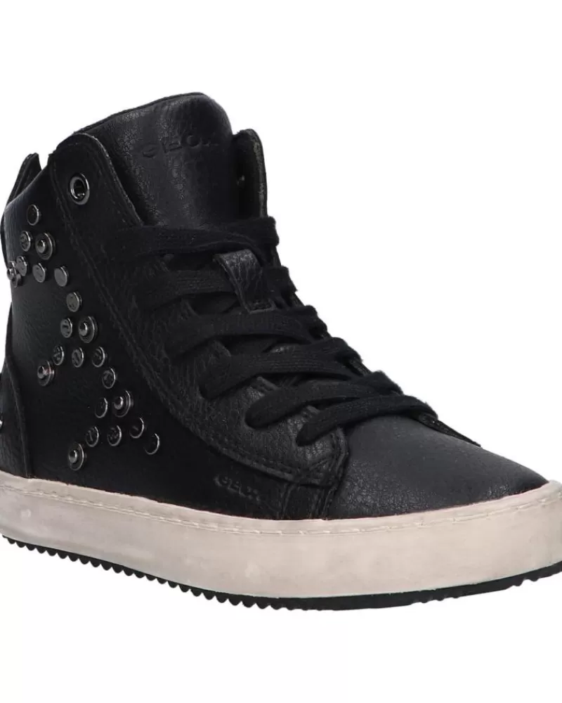 Girl GEOX Trainers-Girl Trainers J164Ga 000Bu J Kalispera Girl C9999 Black