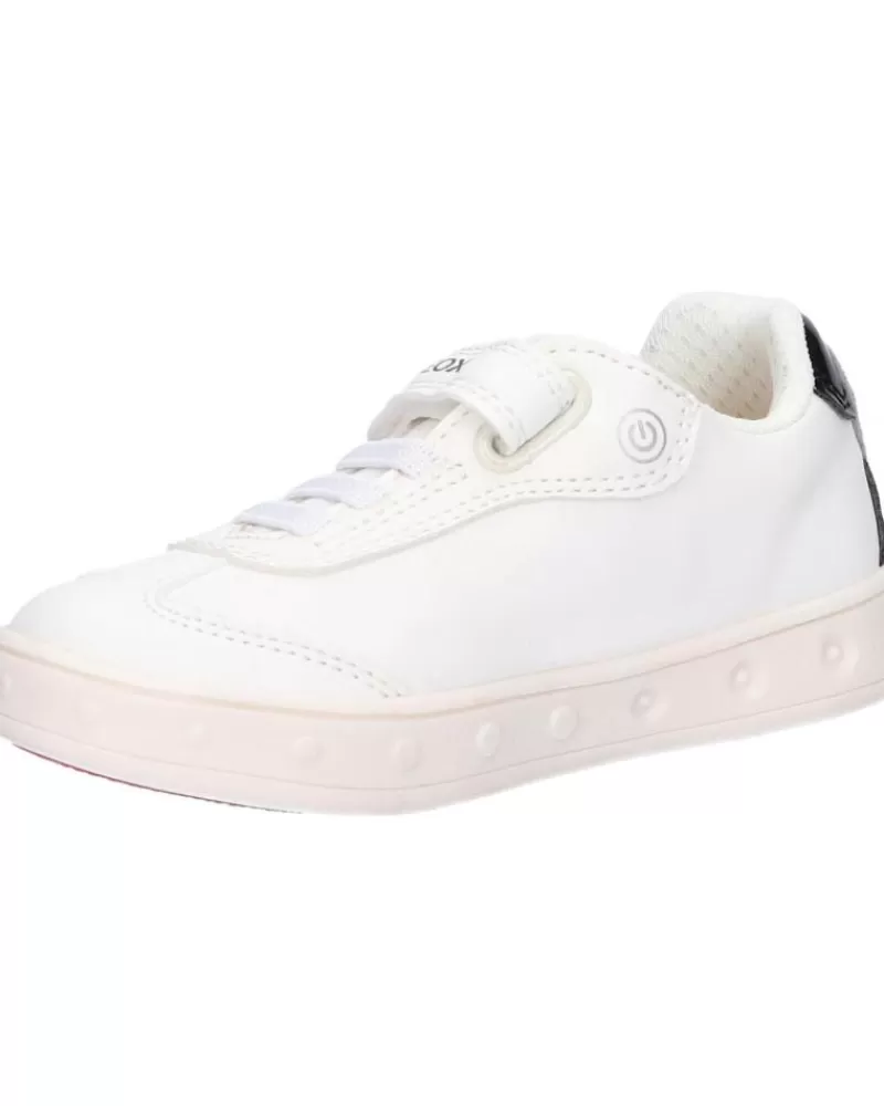 Girl GEOX Sports Shoes-Girl Trainers J168Wd 0Bckn J Skylin Girl C1000 White