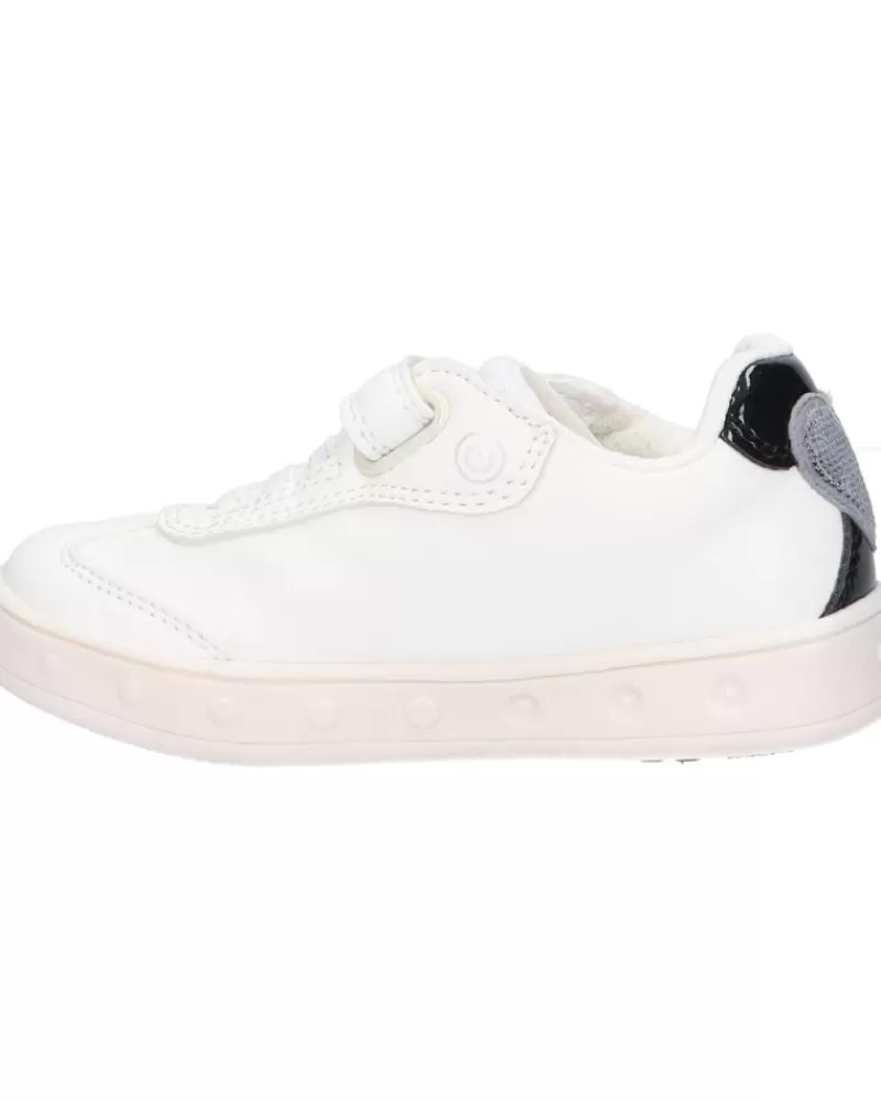 Girl GEOX Sports Shoes-Girl Trainers J168Wd 0Bckn J Skylin Girl C1000 White