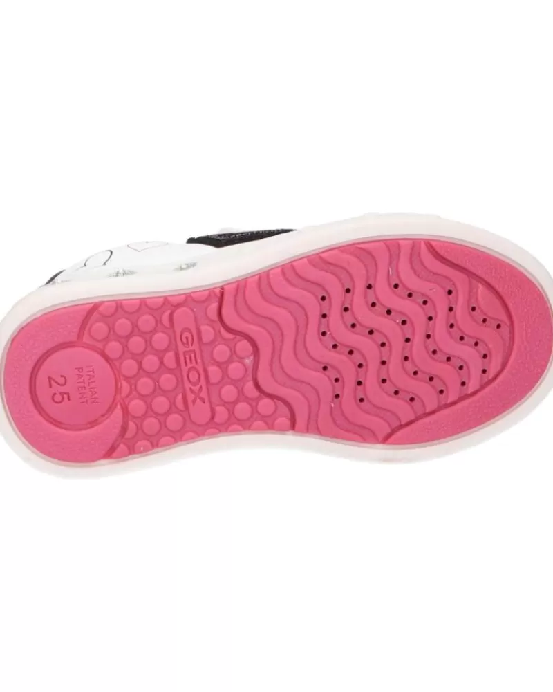Girl GEOX Sports Shoes-Girl Trainers J168Wd 0Bckn J Skylin Girl C1000 White