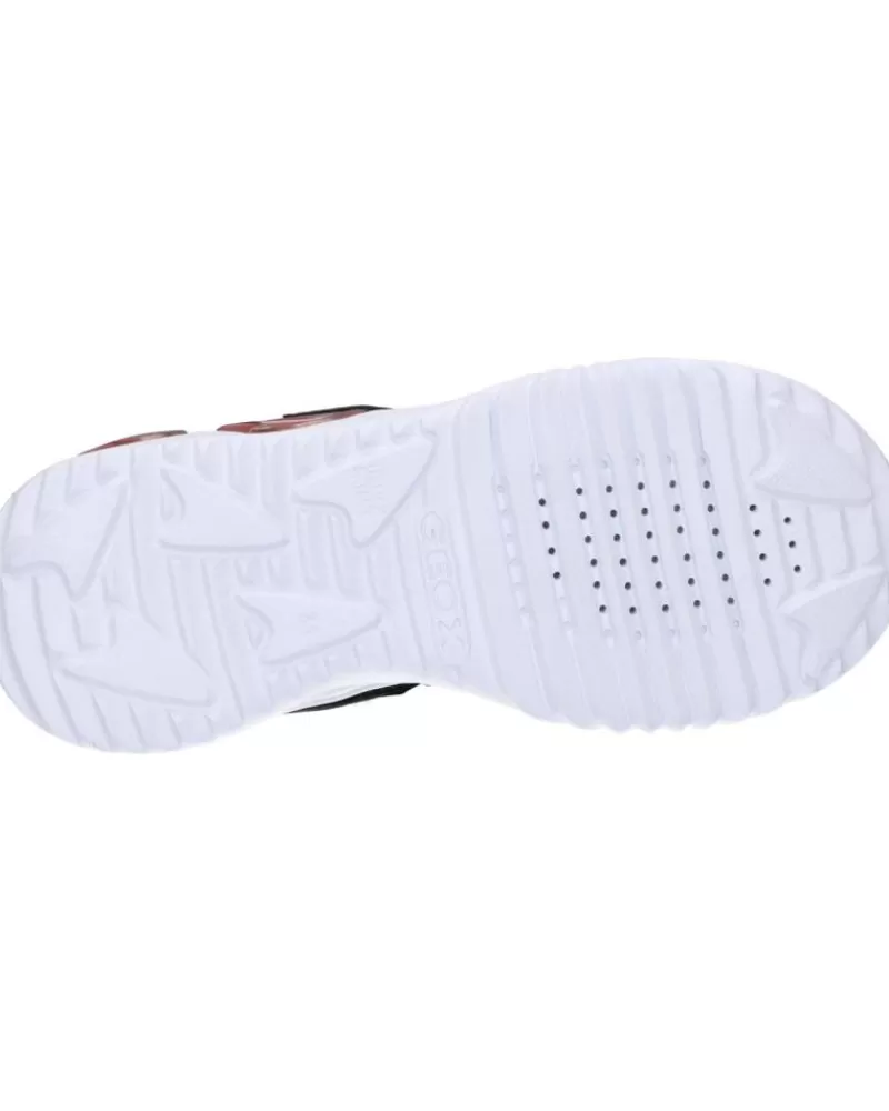 Girl GEOX Sports Shoes-Girl Trainers J16E9A 0Gfnf J Assister Girl C1A8N Dk Silver-Fuchsia