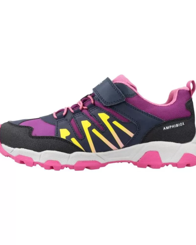 Girl GEOX Sports Shoes-Girl Trainers J Magnetar G B Abx Violeta
