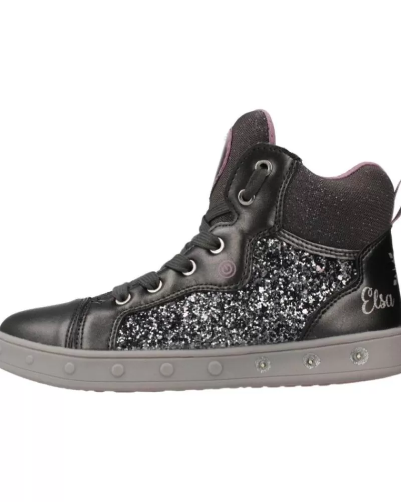 Girl GEOX Sports Shoes-Girl Trainers J Skylin Girl Gris