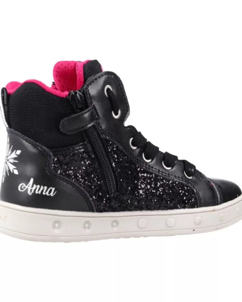 Girl GEOX Sports Shoes-Girl Trainers J Skylin Girl Negro