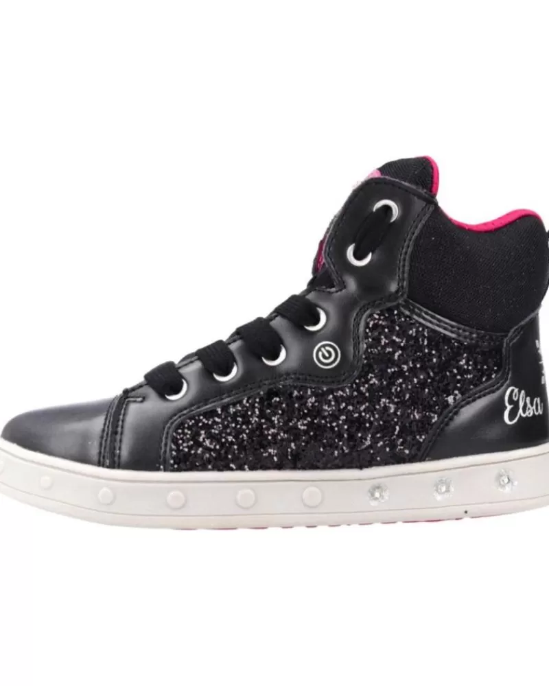 Girl GEOX Sports Shoes-Girl Trainers J Skylin Girl Negro