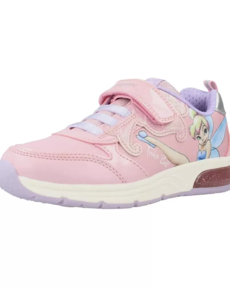 Girl GEOX Sports Shoes-Girl Trainers J Spaceclub G Rosa