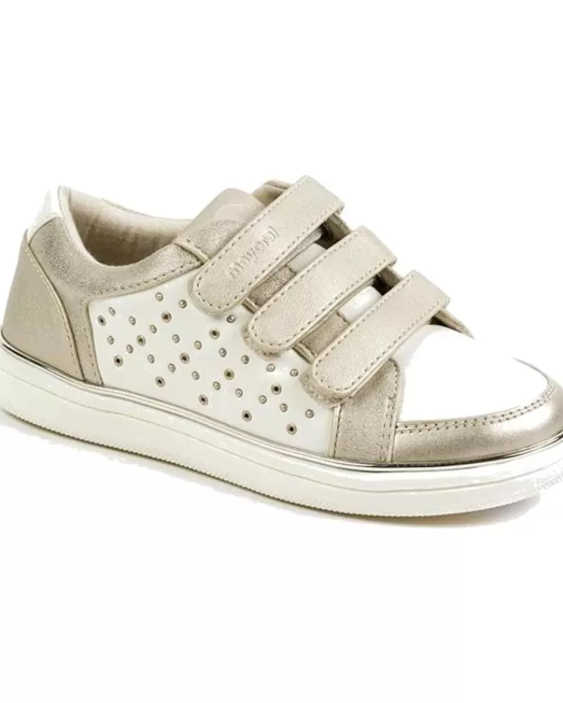 Girl MAYORAL Sports Shoes-Girl Trainers Zapatillas Deporte 43137 Gold