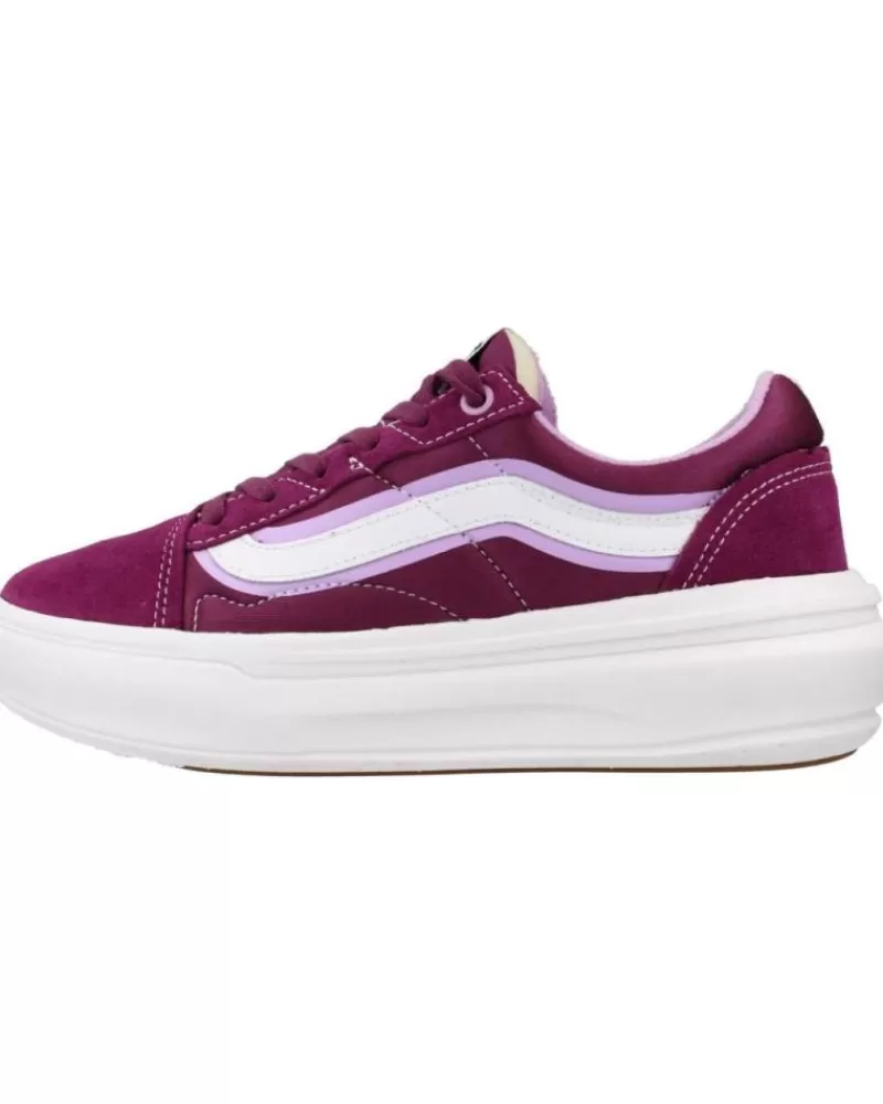 Girl VANS OFF THE WALL Sports Shoes-Girl Trainers Old Skool Overt Cc Violeta