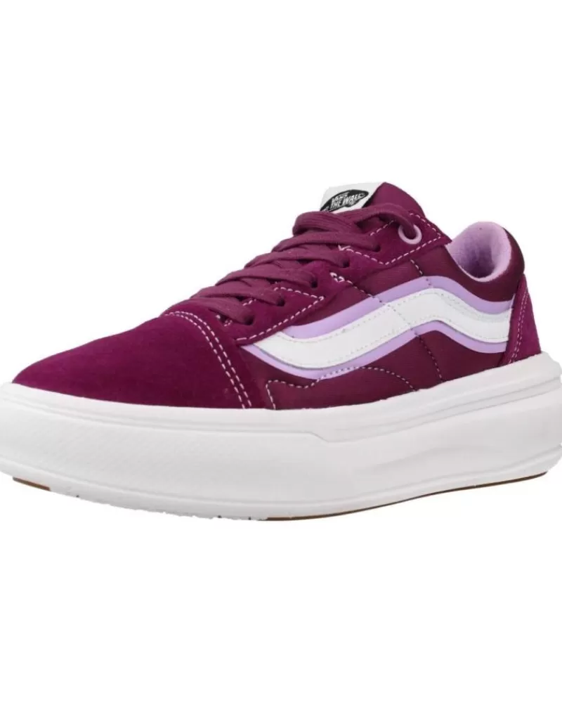 Girl VANS OFF THE WALL Sports Shoes-Girl Trainers Old Skool Overt Cc Violeta