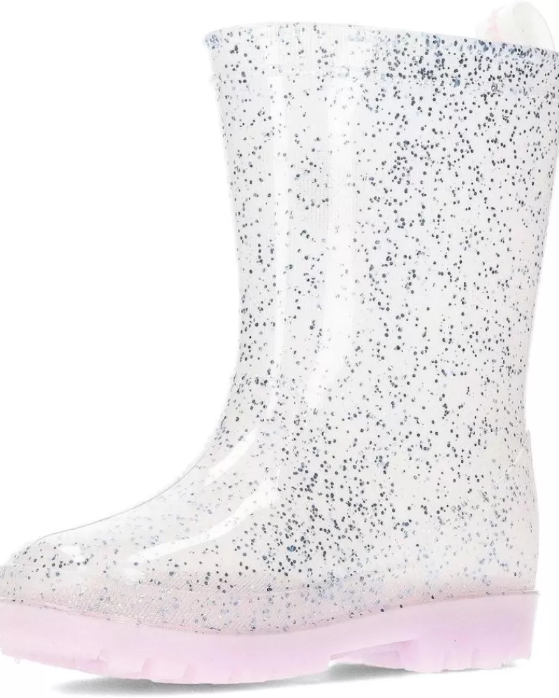 Girl CONGUITOS Wellington Boots-Girl Wellington Boots Botas De Agua Con Luz Glitter 110011 Pinkglitter