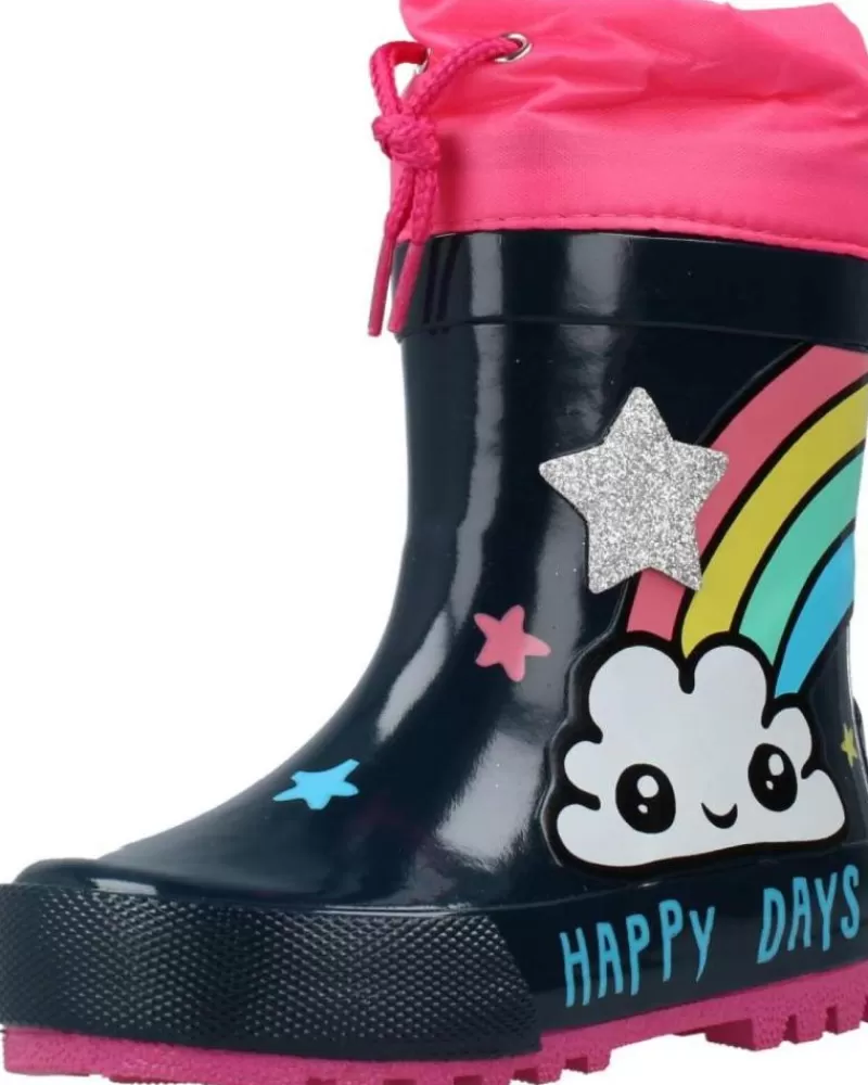 Girl GIOSEPPO Wellington Boots-Girl Wellington Boots Elster Azul