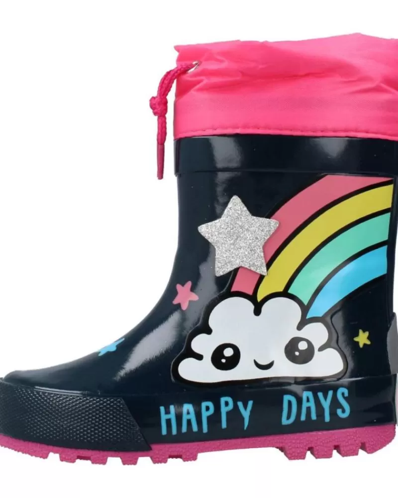 Girl GIOSEPPO Wellington Boots-Girl Wellington Boots Elster Azul