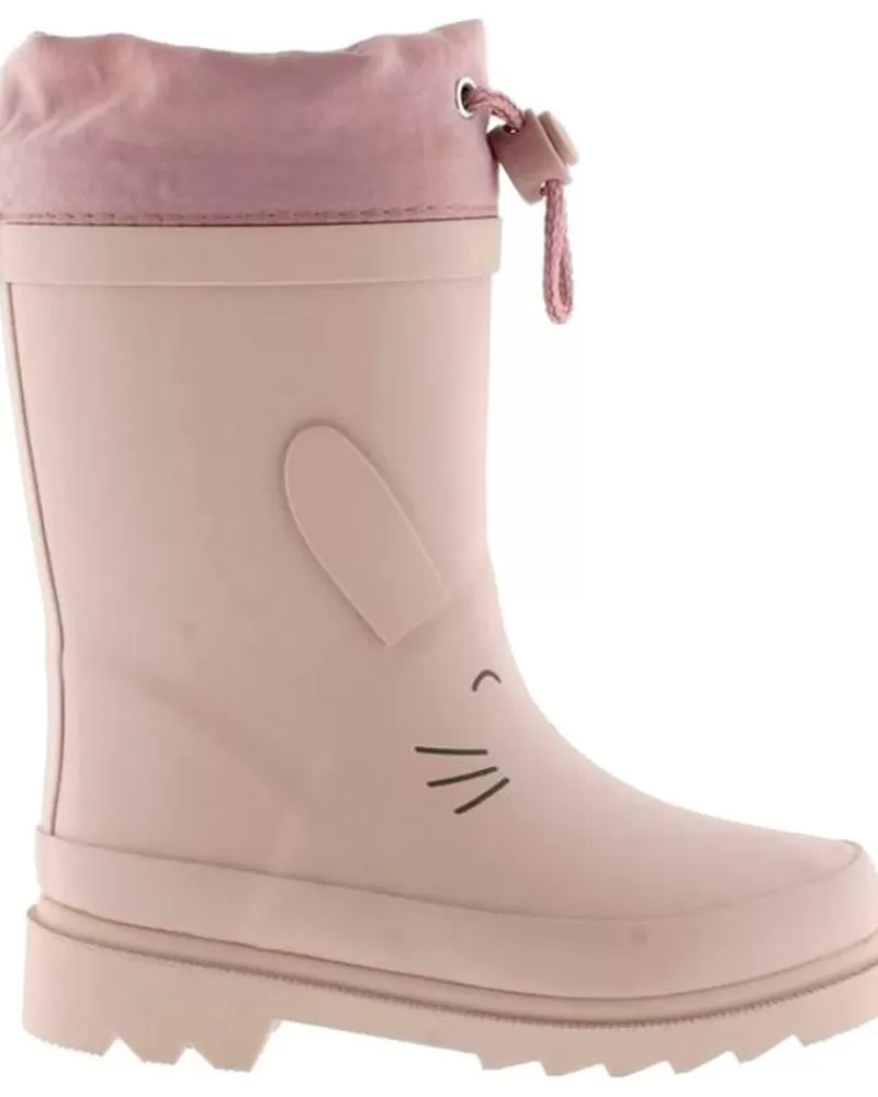 Girl VICTORIA Wellington Boots-Girl Wellington Boots Botas De Agua 1060104 Lluvia Animales Rosa