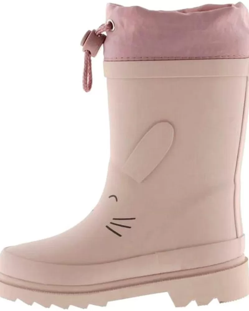 Girl VICTORIA Wellington Boots-Girl Wellington Boots Botas De Agua 1060104 Lluvia Animales Rosa