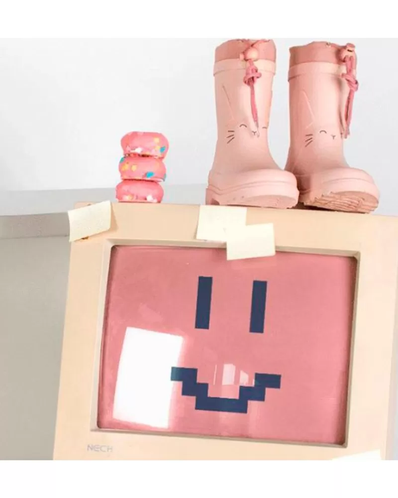 Girl VICTORIA Wellington Boots-Girl Wellington Boots Botas De Agua 1060104 Lluvia Animales Rosa