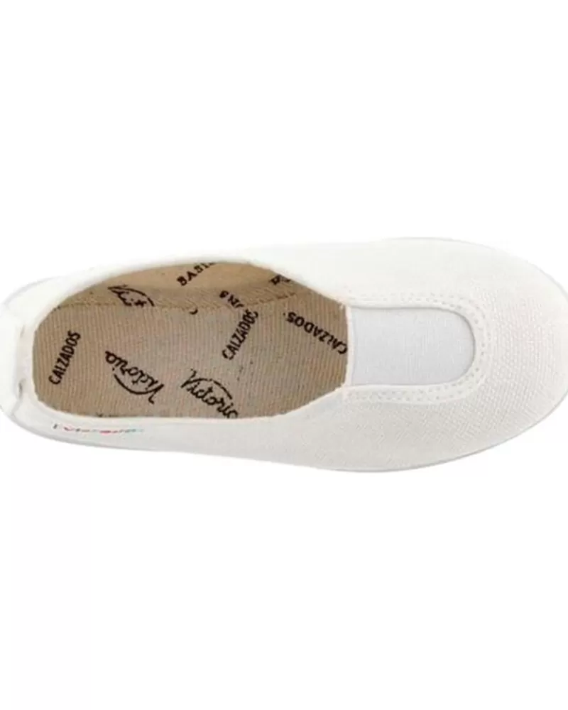 Girl VICTORIA Sports Shoes-Girl Zapatillas Deporte Deportiva Gimnasia Lona Eco 104857 Blanco