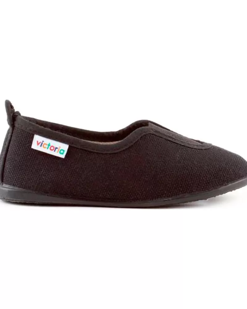 Girl VICTORIA Sports Shoes-Girl Zapatillas Deporte Deportiva Gimnasia Lona Eco 104857 Negro