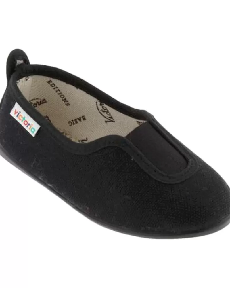 Girl VICTORIA Sports Shoes-Girl Zapatillas Deporte Deportiva Gimnasia Lona Eco 104857 Negro