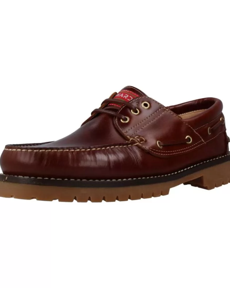 Boy EDWARDS Boat Shoes-Man And Boy Boat Shoes 1400 Marron