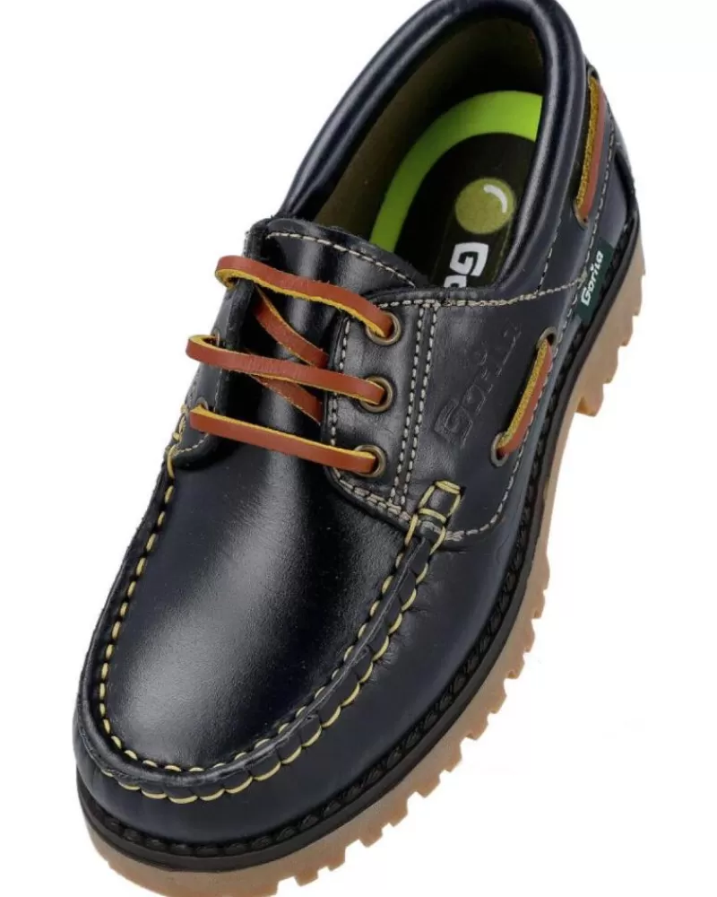 Boy GORILA Boat Shoes-Man And Boy Boat Shoes 25350 Taylor Zapatos Nauticos Ninos Azul Azul
