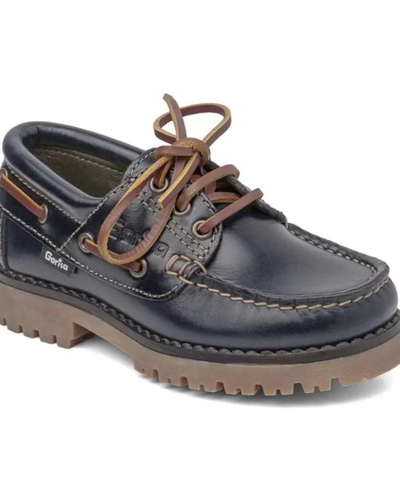 Boy GORILA Boat Shoes-Man And Boy Boat Shoes 25350 Taylor Zapatos Nauticos Ninos Azul Azul