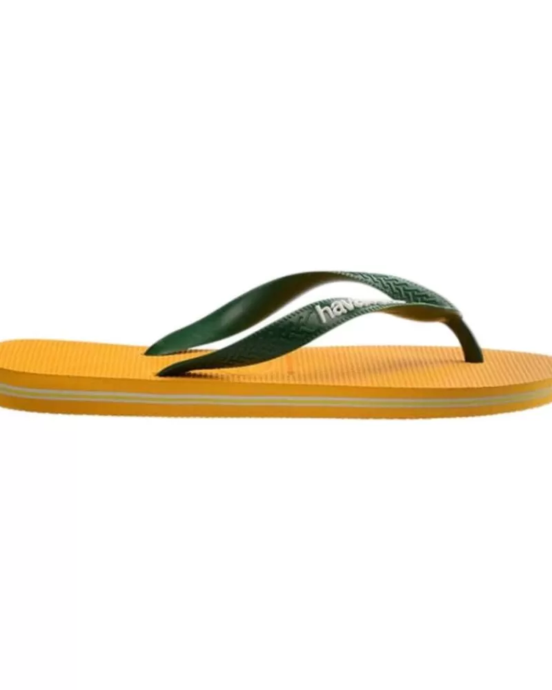 Boy HAVAIANAS Flip Flops-Man And Boy Flip Flops Esclava 1740 Pop Yellow