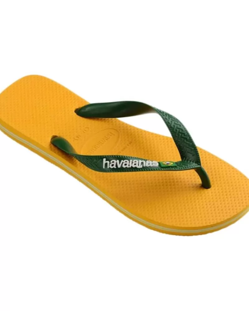 Boy HAVAIANAS Flip Flops-Man And Boy Flip Flops Esclava 1740 Pop Yellow