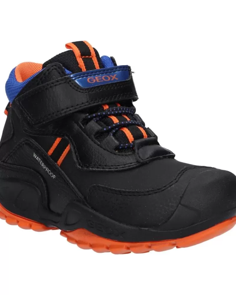 Man GEOX Man And Boy J16Cba 0Cebu J New Savage Boy Wpf C0038 Black-Orange