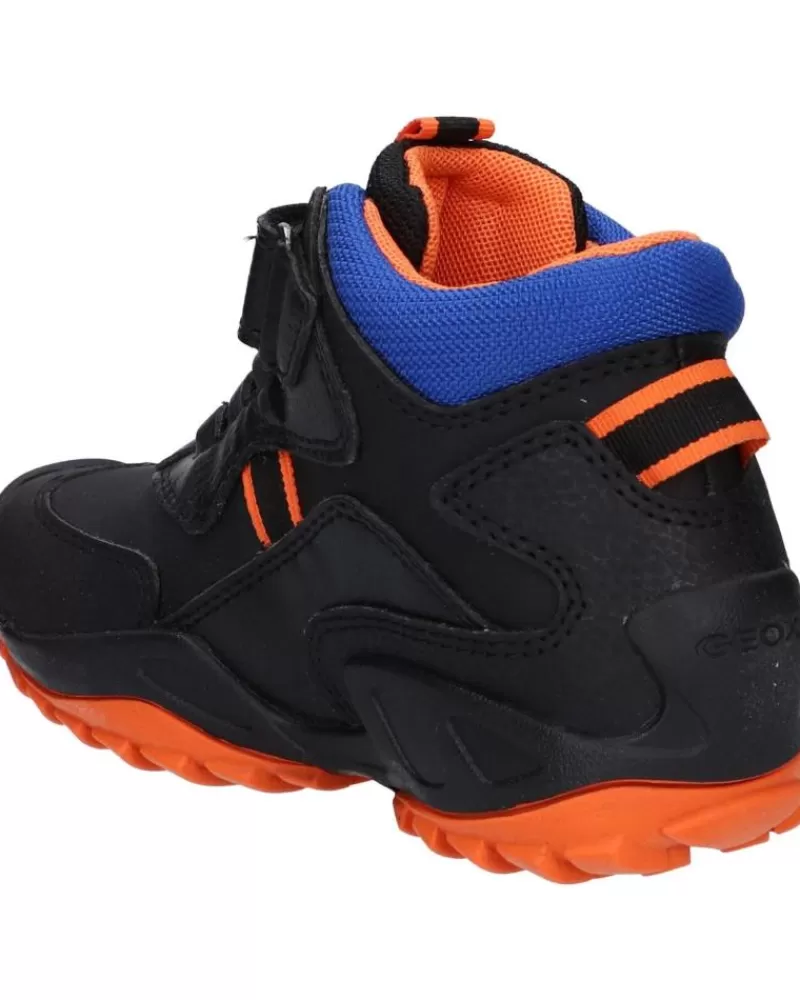 Man GEOX Man And Boy J16Cba 0Cebu J New Savage Boy Wpf C0038 Black-Orange
