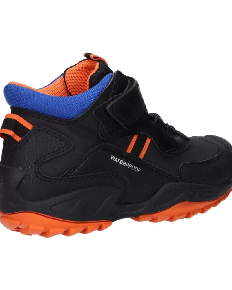 Man GEOX Man And Boy J16Cba 0Cebu J New Savage Boy Wpf C0038 Black-Orange