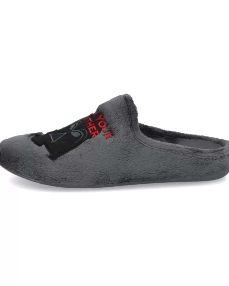 Boy GARZON House Slipers-Man And Boy House Slipers 8018-275 Zapatillas De Casa Homb Gris