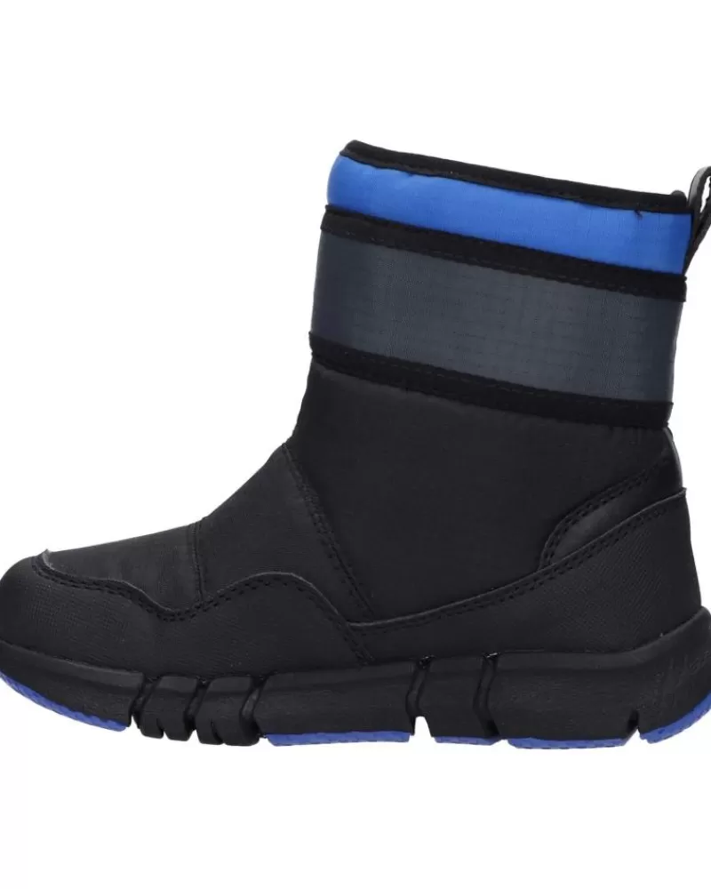 Man GEOX Man And Boy Mid Boots J269Xf 0Fu50 J Flexyper Boy B Abx C0245 Black-Royal