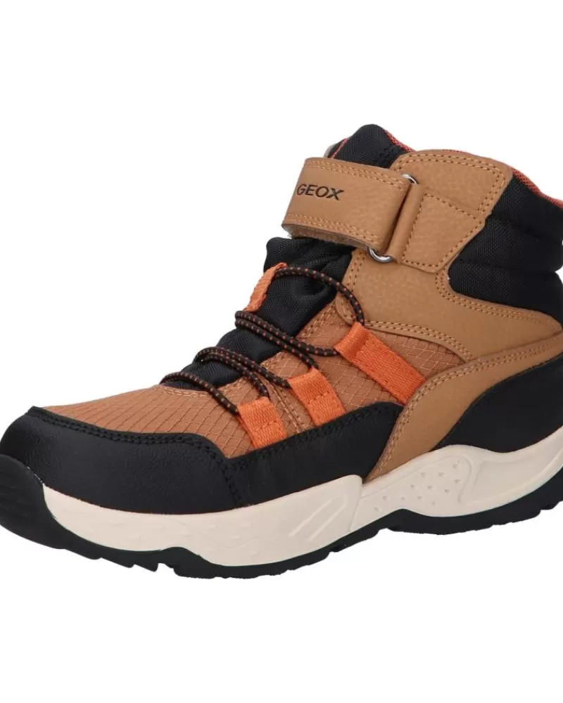 Man GEOX Man And Boy Mid Boots J26Fsc 0Fuce J Sentiero Boy B Abx C6241 Lt Brown-Orange