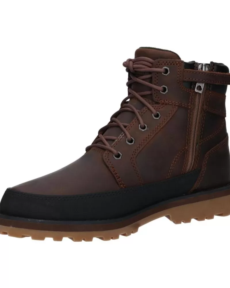 Boy TIMBERLAND Boots-Man And Boy Mid Boots A62W19311 Courma Kid Mid Lace Up 9311 - Dark Brow