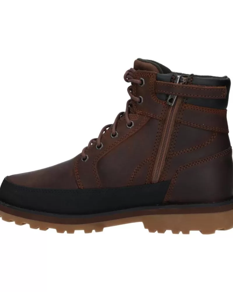 Boy TIMBERLAND Boots-Man And Boy Mid Boots A62W19311 Courma Kid Mid Lace Up 9311 - Dark Brow