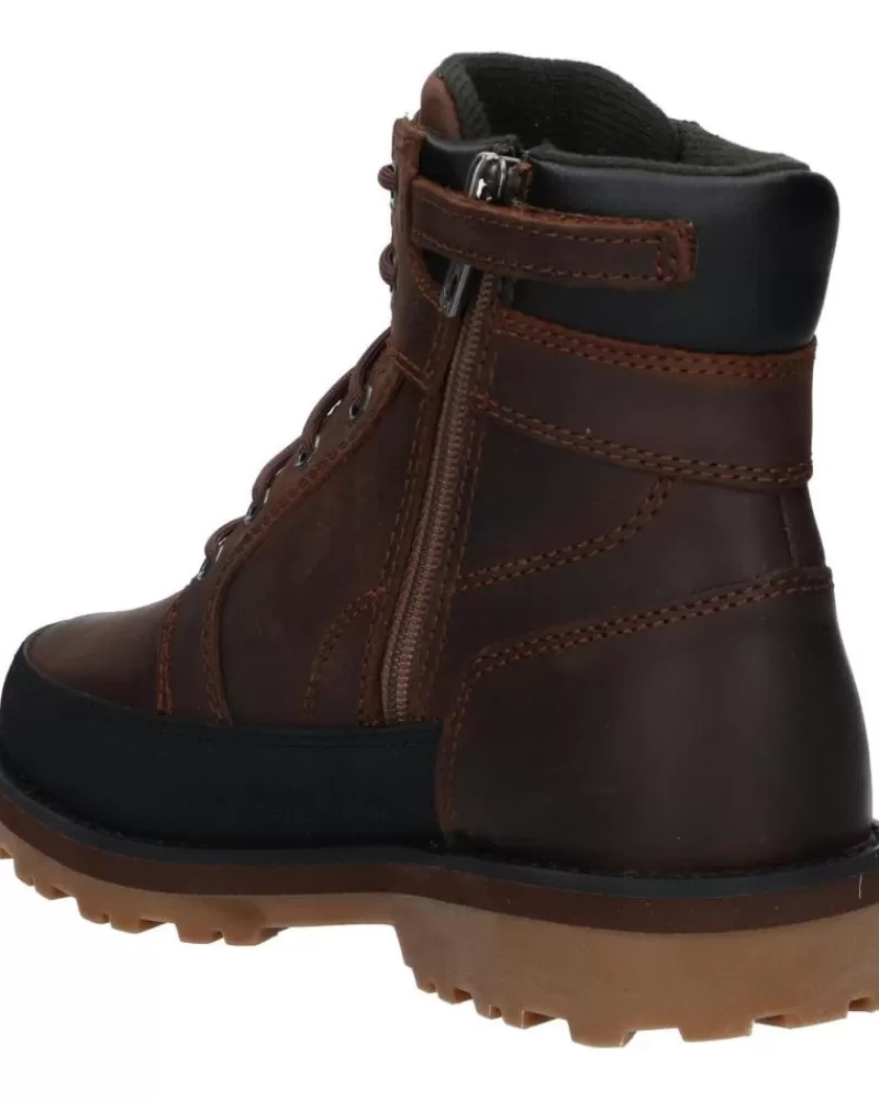 Boy TIMBERLAND Boots-Man And Boy Mid Boots A62W19311 Courma Kid Mid Lace Up 9311 - Dark Brow