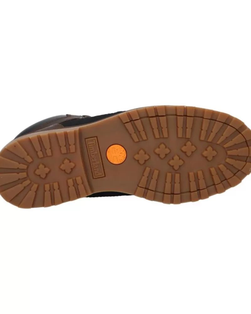 Boy TIMBERLAND Boots-Man And Boy Mid Boots A62W19311 Courma Kid Mid Lace Up 9311 - Dark Brow