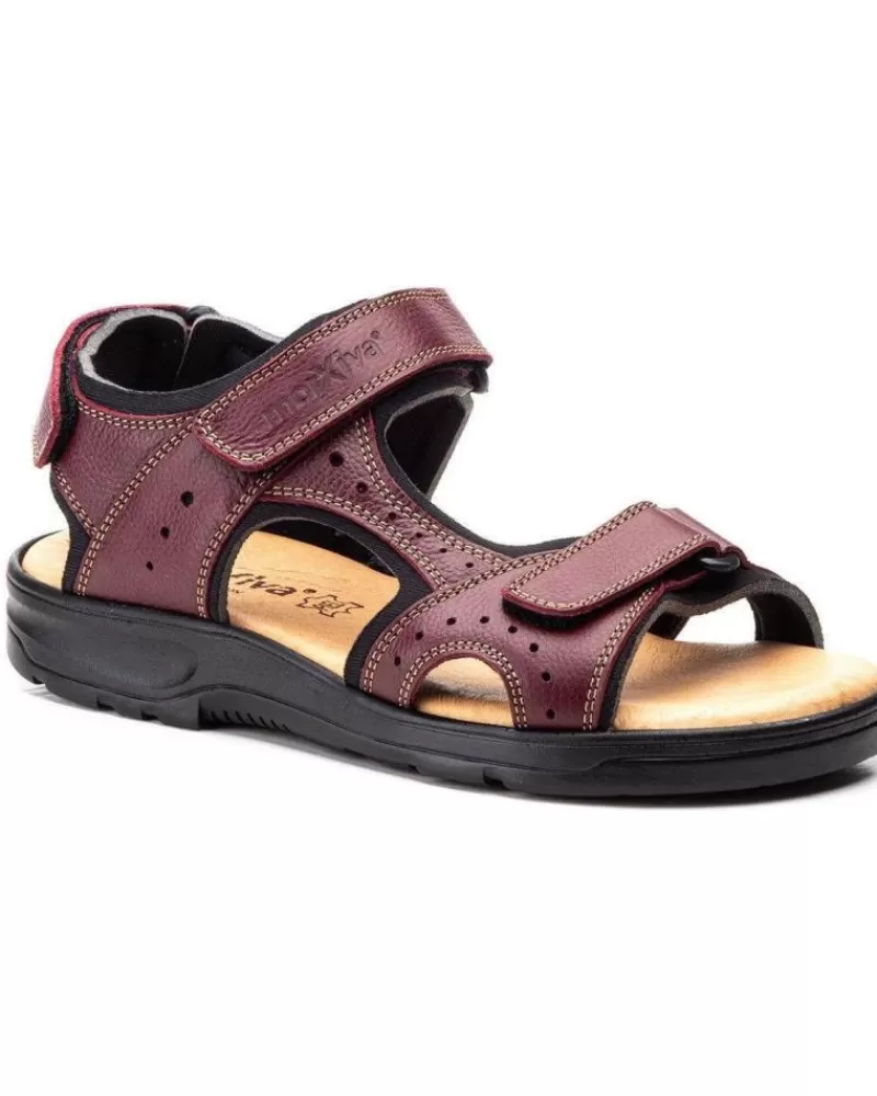 Man LA VIDA ROSA Man And Boy Sandals Sandalia Plana Burdeos