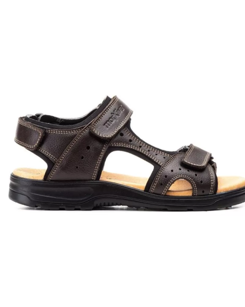 Boy LA VIDA ROSA Sandals-Man And Boy Sandals Sandalia Plana Marron
