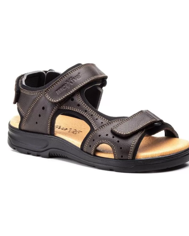 Boy LA VIDA ROSA Sandals-Man And Boy Sandals Sandalia Plana Marron