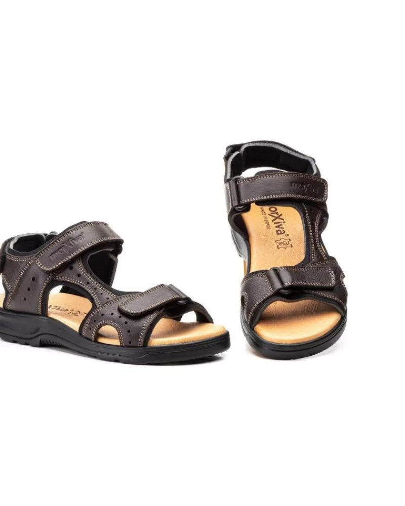 Boy LA VIDA ROSA Sandals-Man And Boy Sandals Sandalia Plana Marron